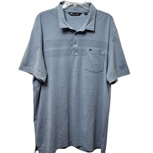 Travis Mathew Mens XXL 2XL Aerial View Golf Polo Shirt Pima Cotton Blend